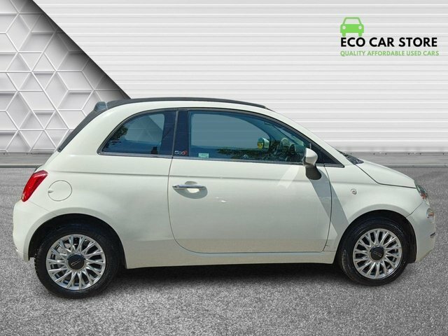 Fiat 500C 1.2 Lounge Convertible Dualogic Euro 6 White #2