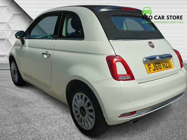 Fiat 500C 1.2 Lounge Convertible Dualogic Euro 6 White #5