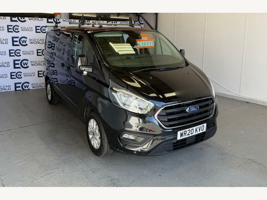 Ford Transit Custom 2.0 320 Ecoblue Limited Crew Van L1 H1 Euro 6 S S WR20KVO Black #3