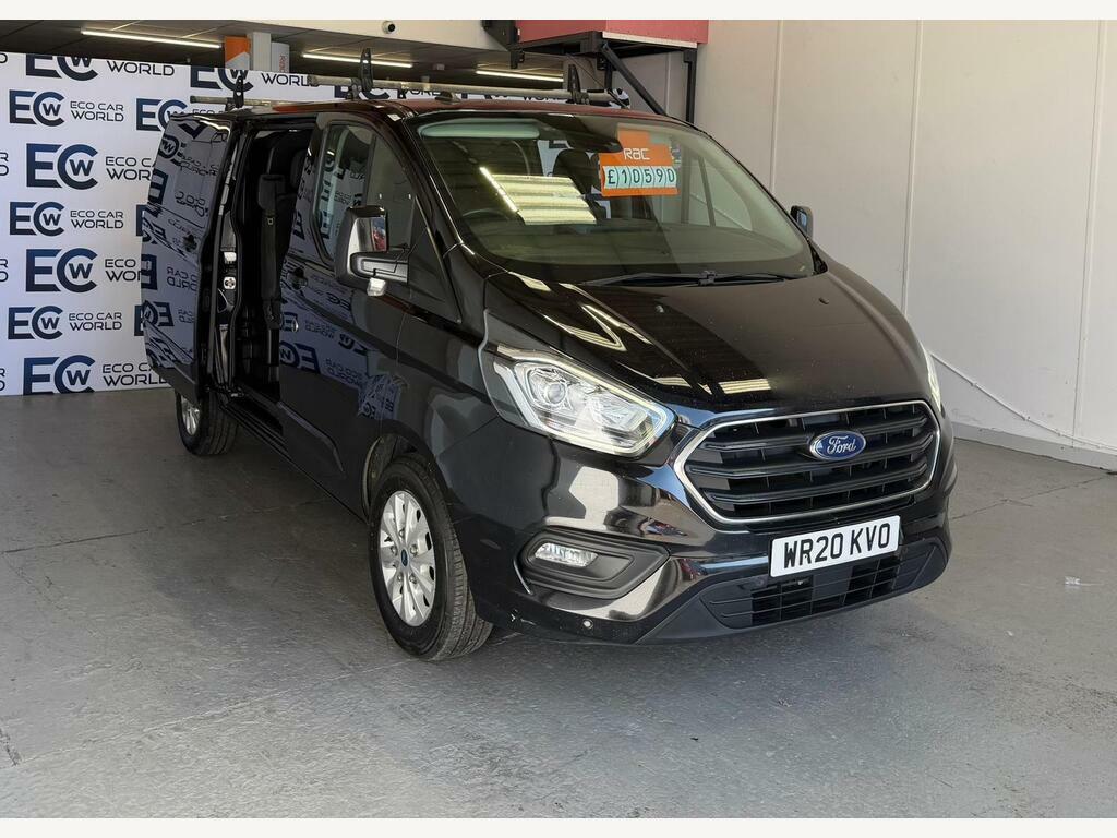 Ford Transit Custom 2.0 320 Ecoblue Limited Crew Van L1 H1 Euro 6 S S WR20KVO Black #2