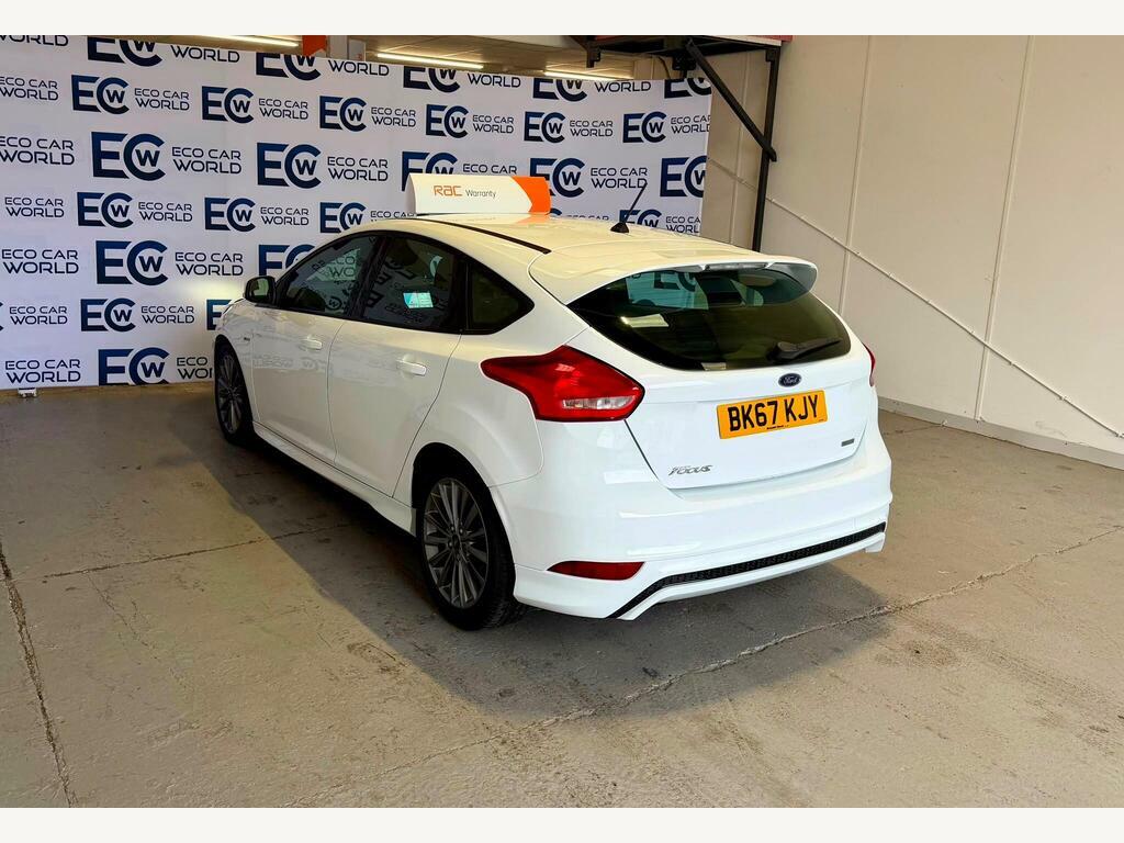 Ford Focus 1.0T Ecoboost St-line Euro 6 S S BK67KJY White #4