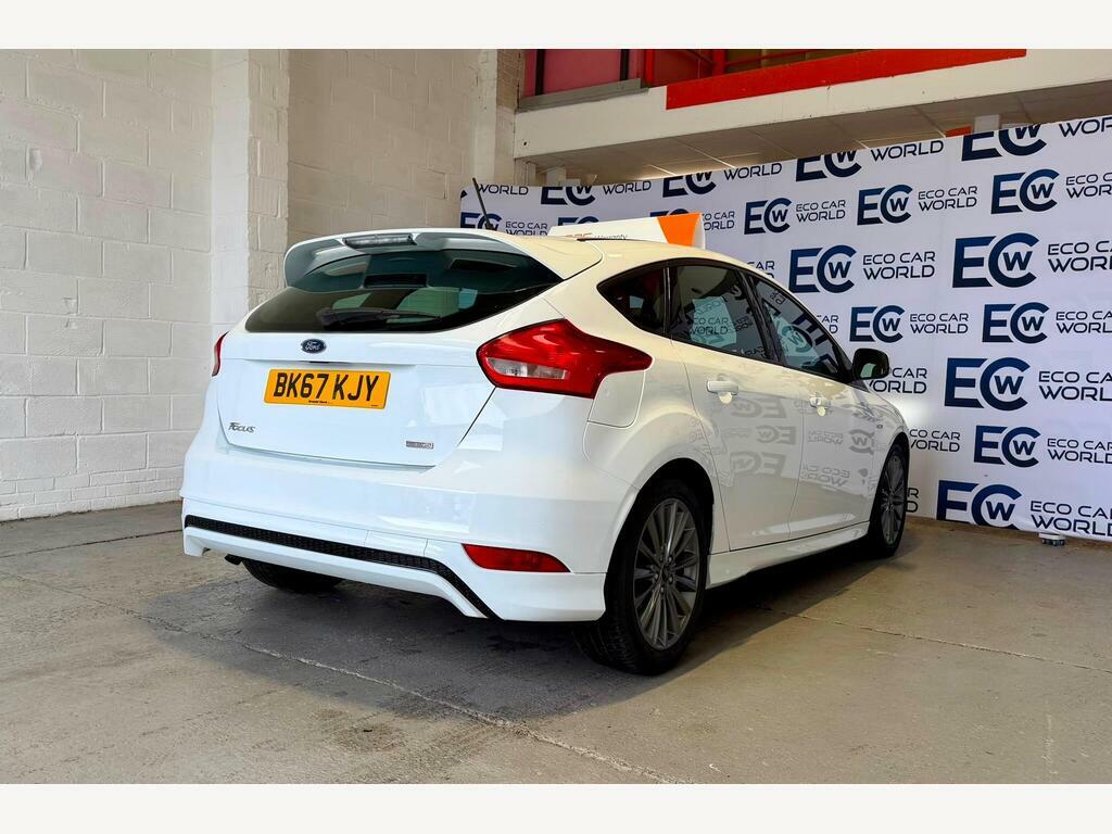 Ford Focus 1.0T Ecoboost St-line Euro 6 S S BK67KJY White #6