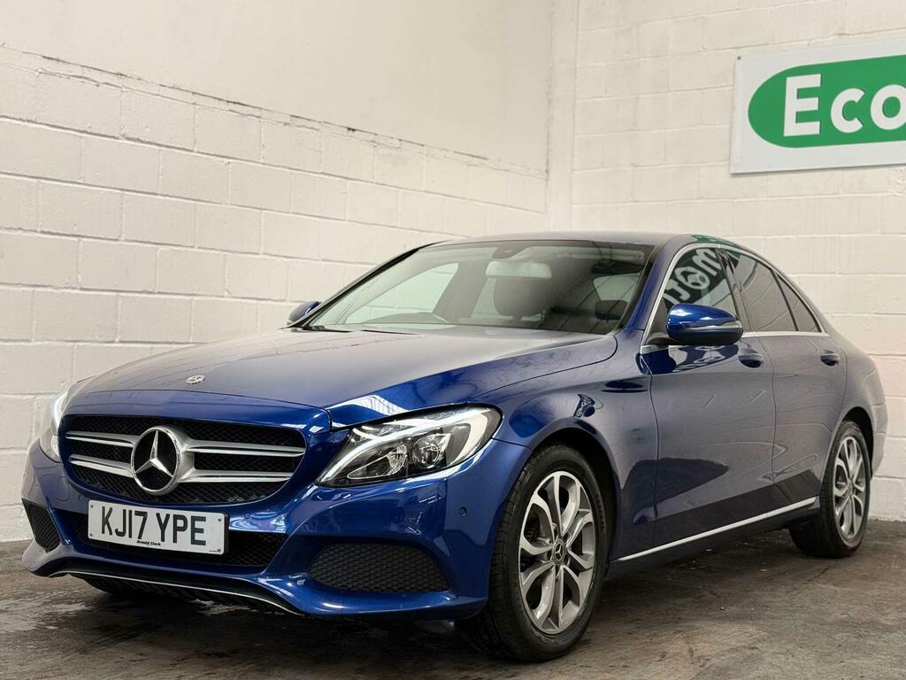 Mercedes-Benz C Class 2.0 C200 Sport G-tronic Euro 6 Ss KJ17YPE Blue #4