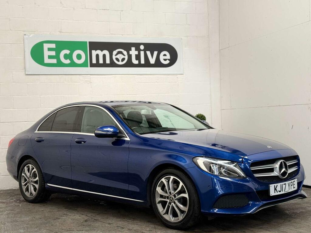 Mercedes-Benz C Class 2.0 C200 Sport G-tronic Euro 6 Ss KJ17YPE Blue #3