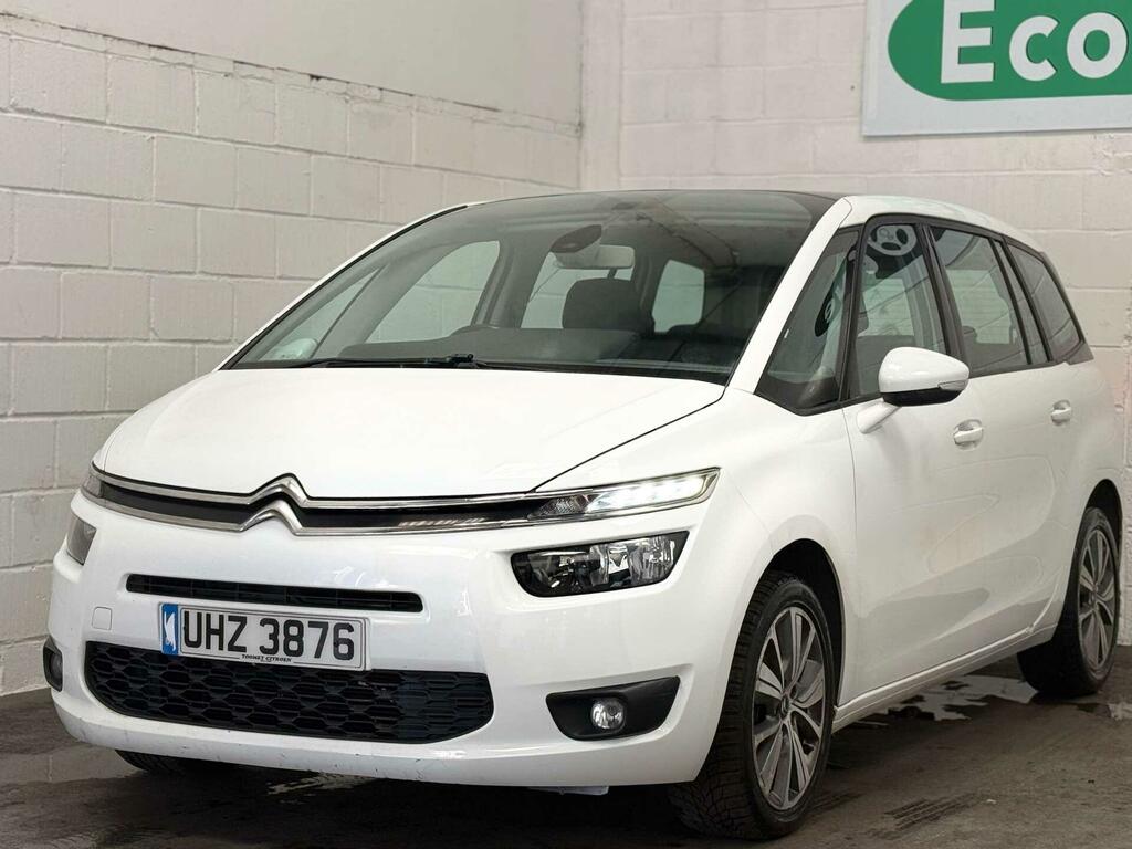 Citroen Grand C4 Picasso 1.6 Bluehdi Selection Euro 6 Ss UHZ3876 White #4