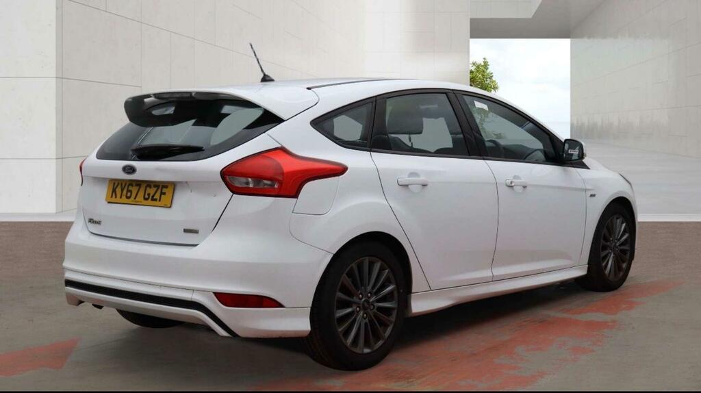 Ford Focus St-line White #3