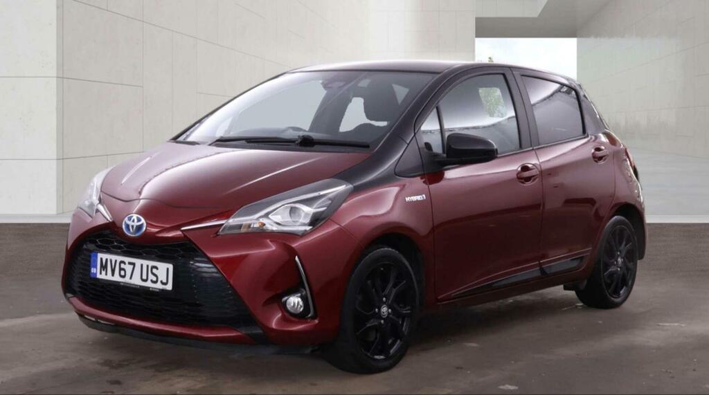 Toyota Yaris 1.5 Vvt-h Blue Bi-tone E-cvt Euro 6 Ss Red #2