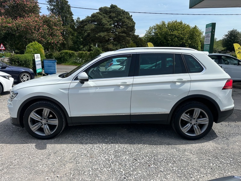 Volkswagen Tiguan Sel Tdi Bmt 4Motion F19PJW White #4