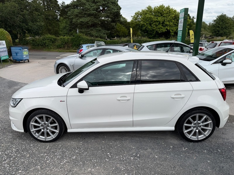 Audi A1 Sportback Tfsi S Line White #5