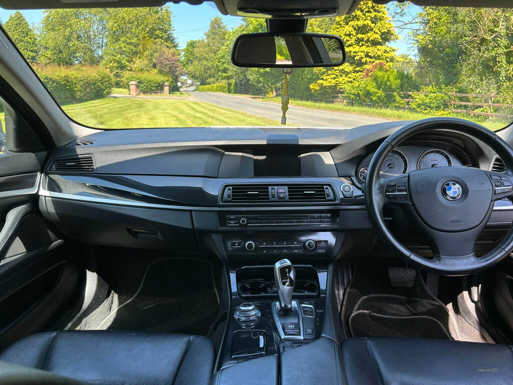 BMW 5 Series 535D M Sport White #5