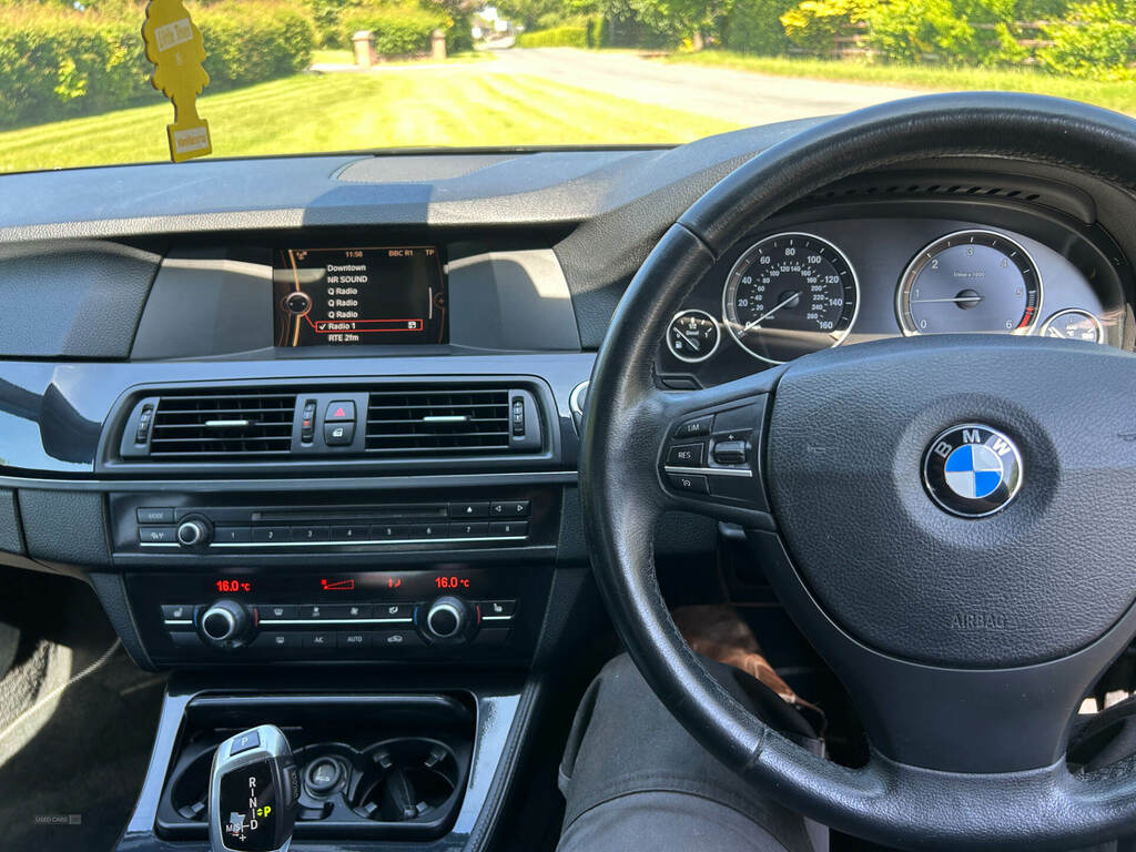 BMW 5 Series 535D M Sport White #6
