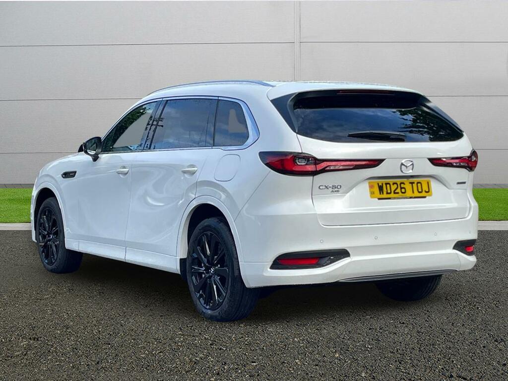 Mazda CX-80 Homura Plus White #5