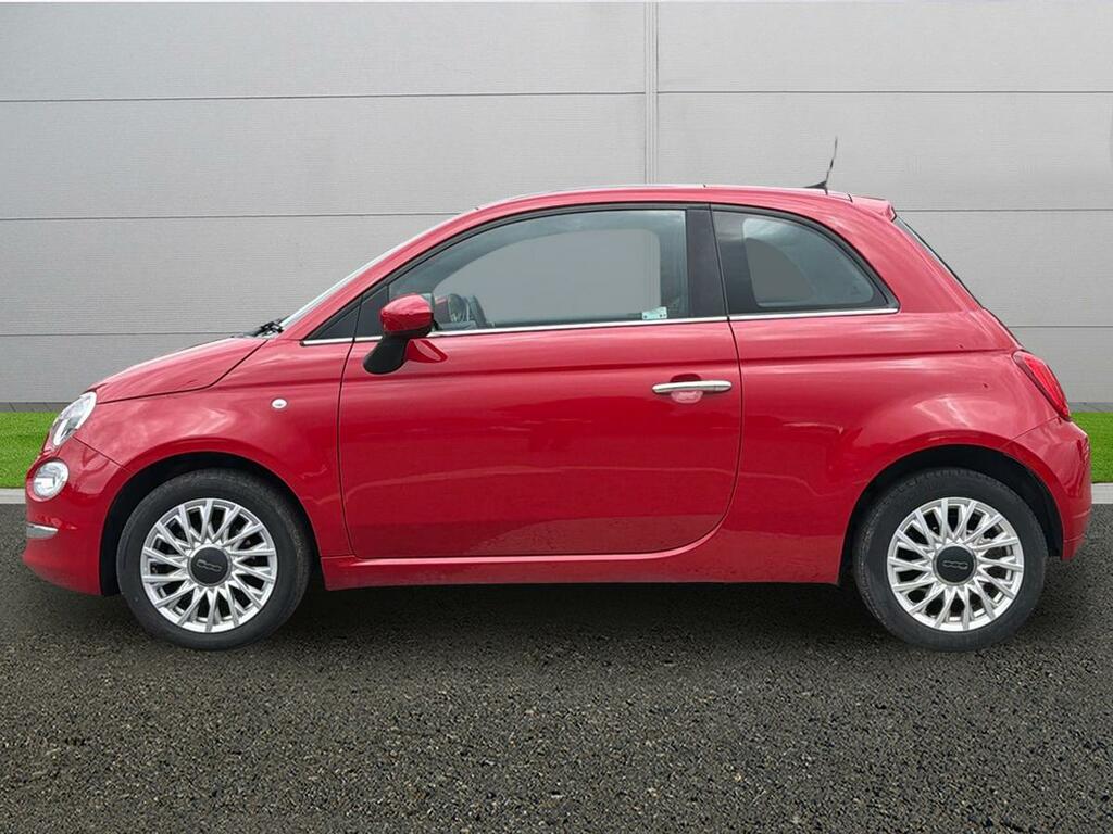 Fiat 500 Hatchback WO23YTU Red #4