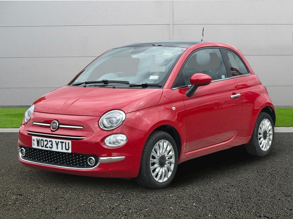 Fiat 500 Hatchback WO23YTU Red #3