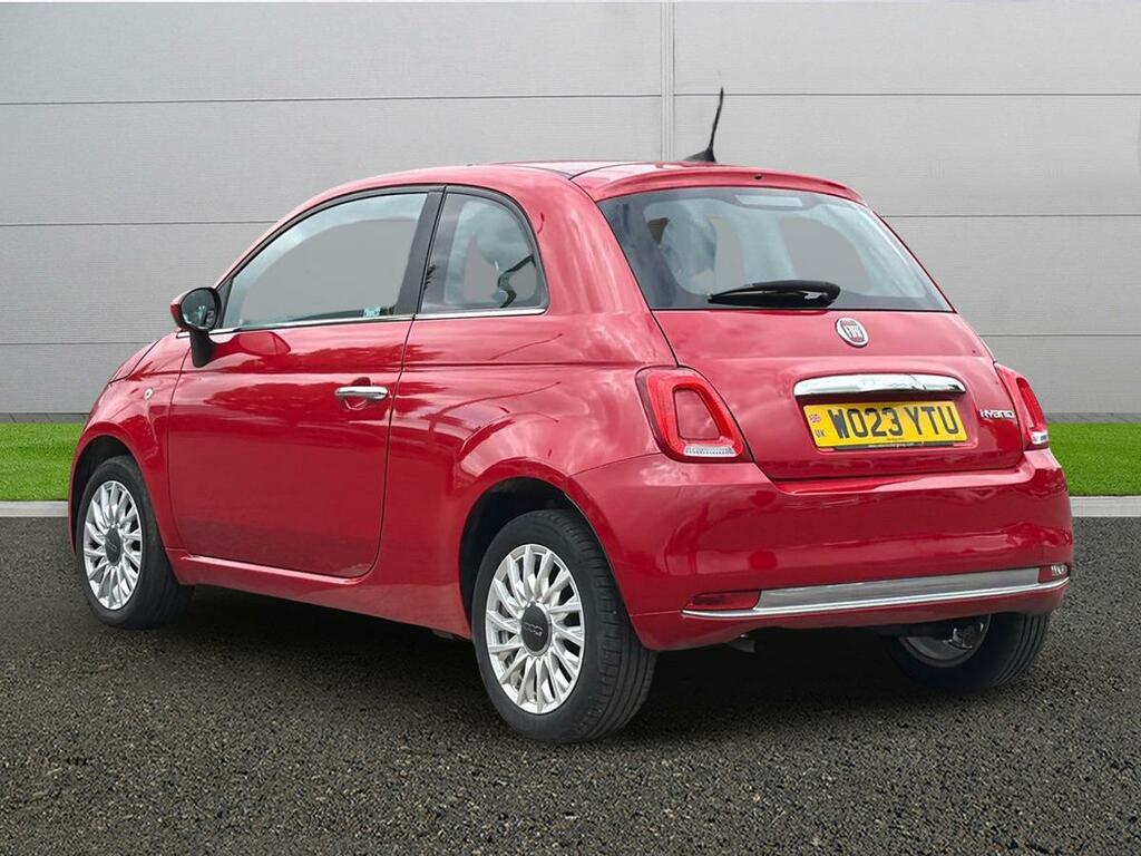 Fiat 500 Hatchback WO23YTU Red #5