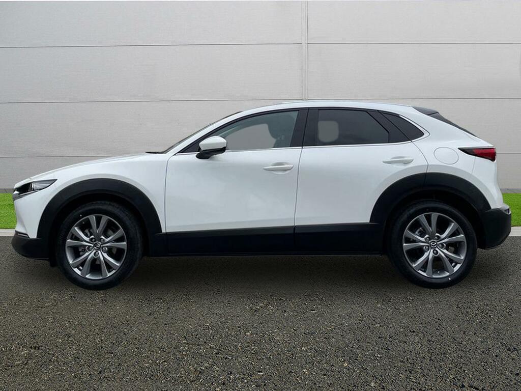 Mazda CX-30 Exclusive-line White #4