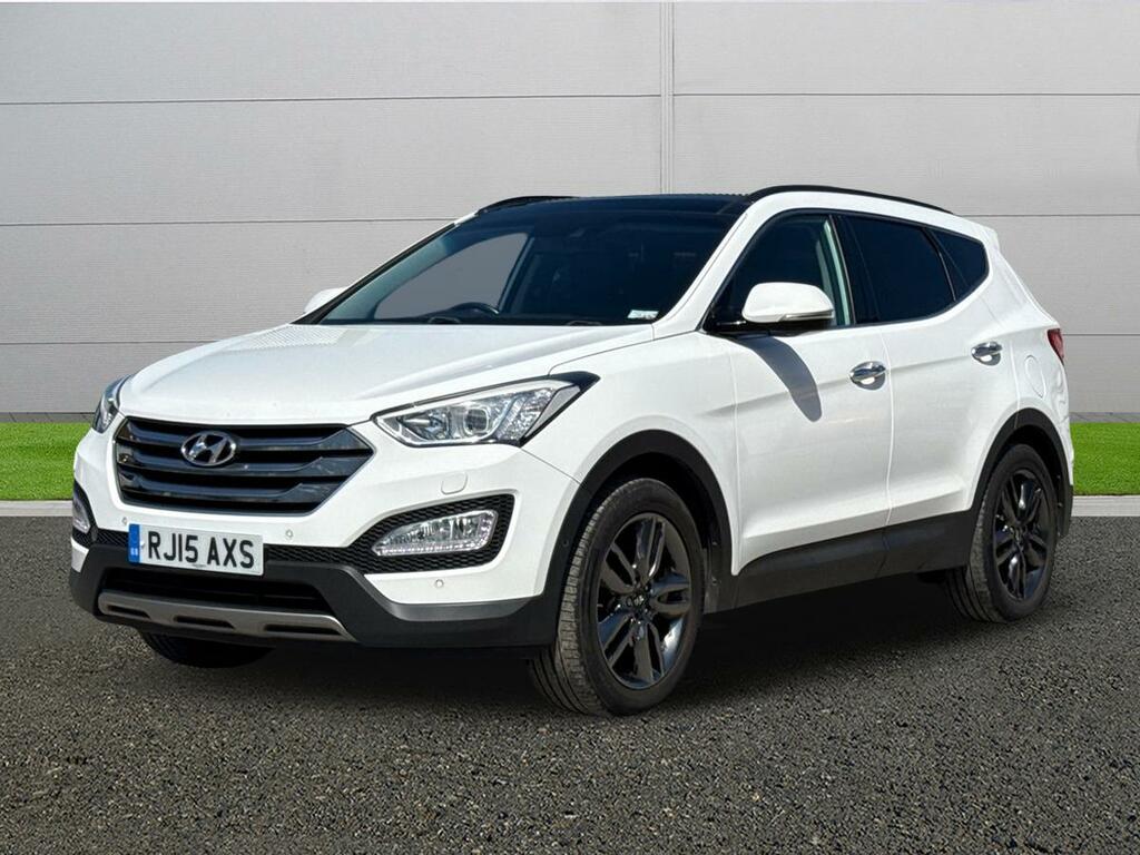 Hyundai Santa Fe Premium Se White #3