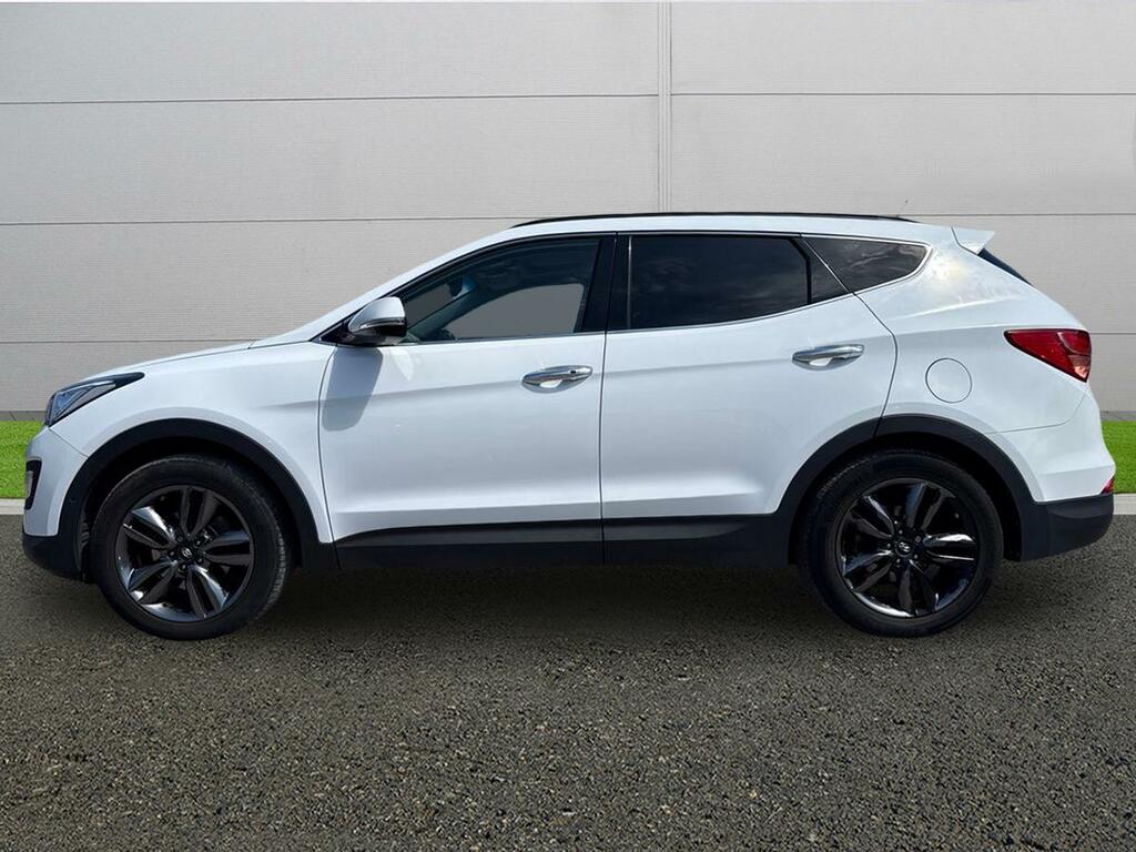 Hyundai Santa Fe Premium Se White #4