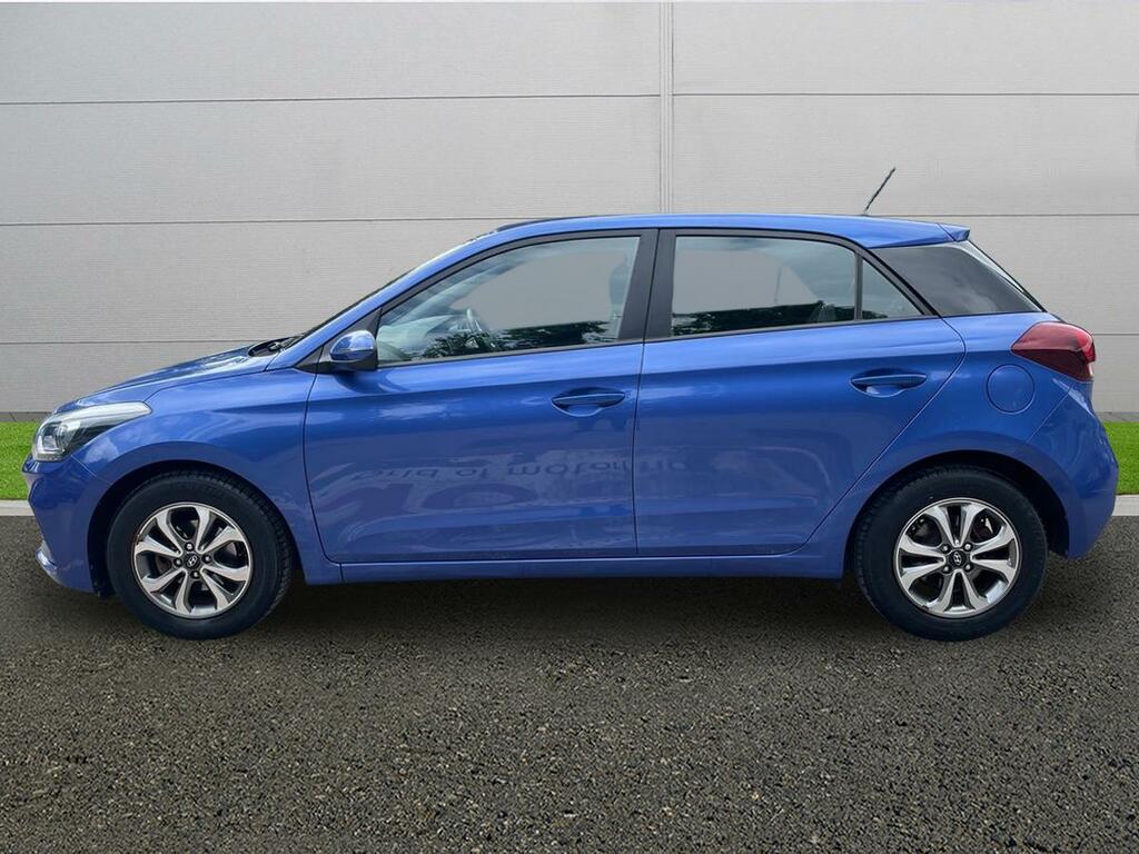 Hyundai I20 Se Blue #4