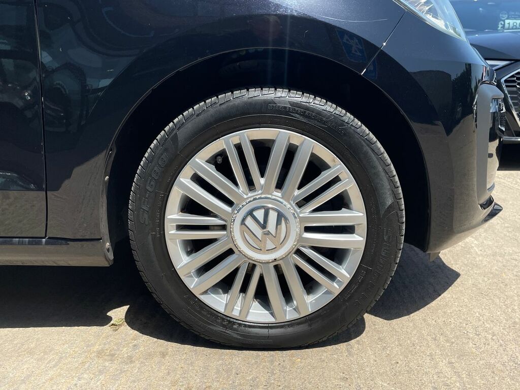 Volkswagen Up Hatchback White #9