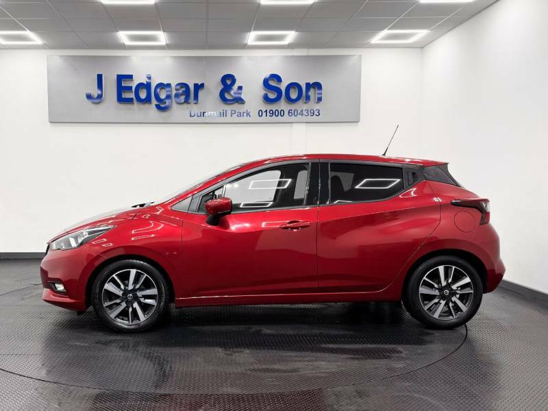Nissan Micra 1.0 Ig-t 100 Tekna Xtronic Red #3