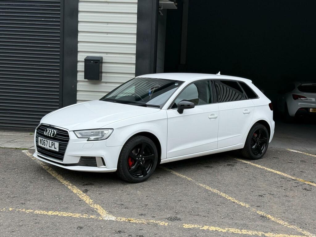 Audi A3 1.6 Tdi Sport Sportback Euro 6 Ss W067LPL White #2