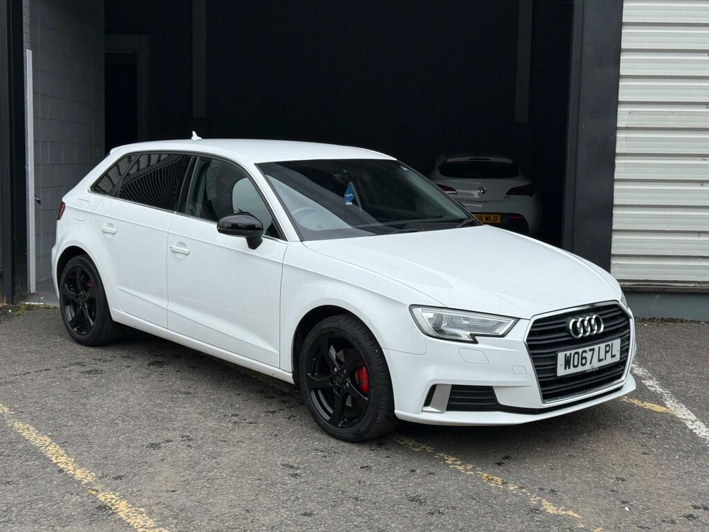 Audi A3 1.6 Tdi Sport Sportback Euro 6 Ss W067LPL White
