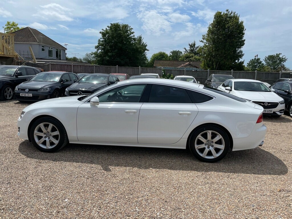 Audi A7 3.0 Tdi V6 Sportback Multitronic Euro 5 Ss White #4