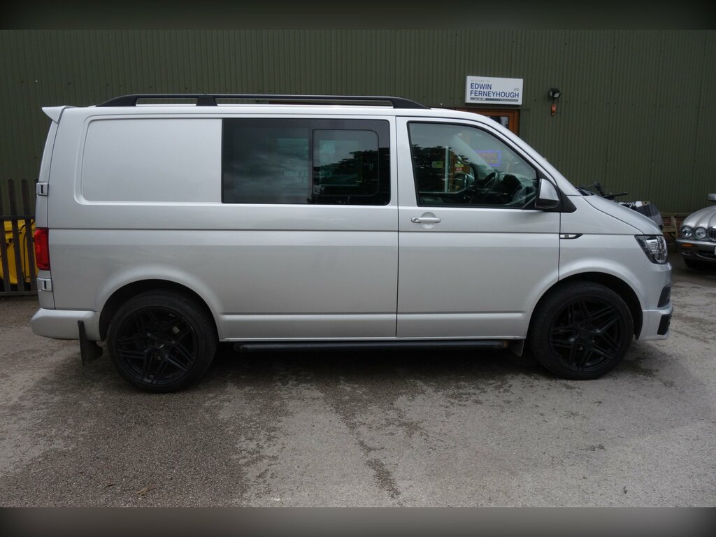 Volkswagen Transporter 2.0 Tdi T32 Bluemotion Tech Trendline Kombi Double YK67XPB Silver #2