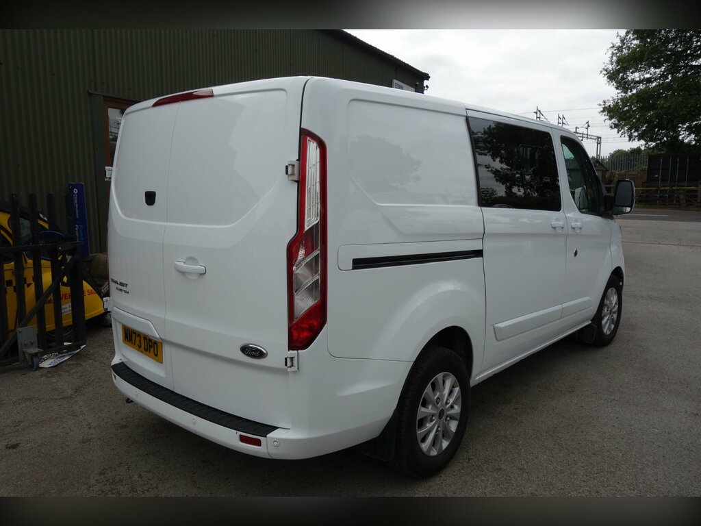 Ford Transit Custom 2.0 300 Ecoblue Limited Crew Van Double Cab Di MM73DPO White #3
