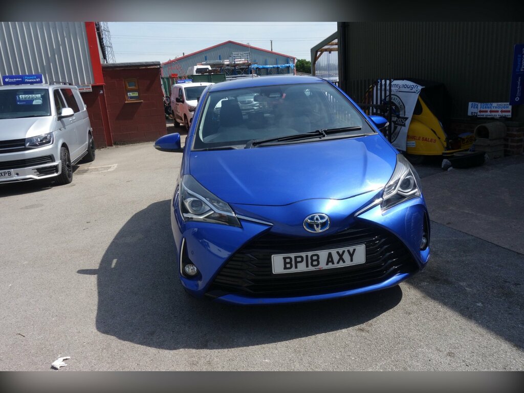 Toyota Yaris 1.5 Vvt-h Icon Tech Hatchback Hybrid E- BP18AXY Blue #4