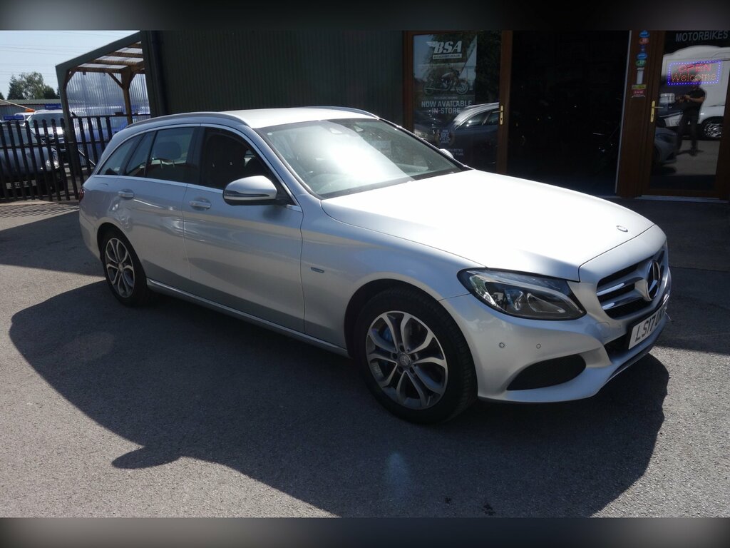 Mercedes-Benz C Class 2.0 C350e 6.4Kwh Sport Estate Plug-in H Silver