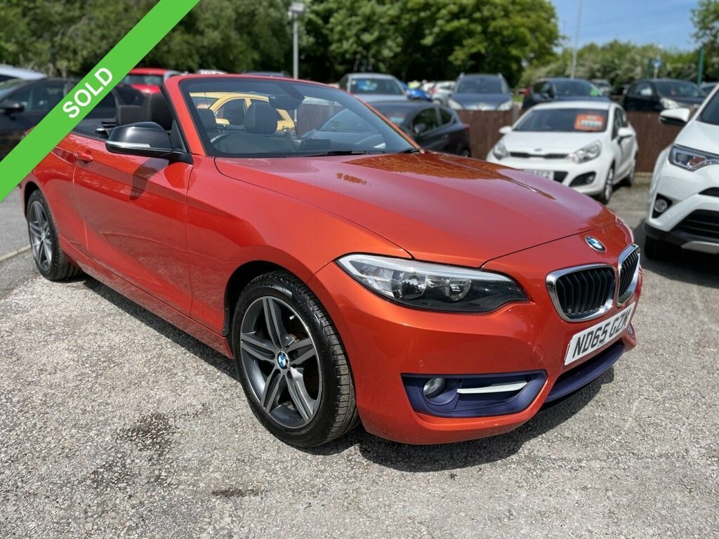 BMW 2 Series 2L Sport Orange