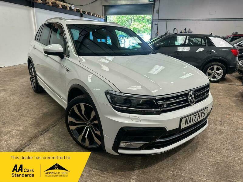 Volkswagen Tiguan 2.0 Tdi Bluemotion Tech R-line Dsg 4Motion Euro 6 White