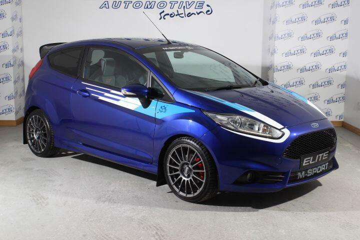 Ford Fiesta 1.6T Ecoboost M-sport Hatchback Blue #4