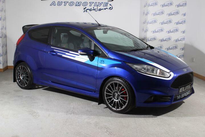 Ford Fiesta 1.6T Ecoboost M-sport Hatchback Blue #5