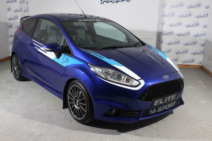 Ford Fiesta 1.6T Ecoboost M-sport Hatchback Blue #6