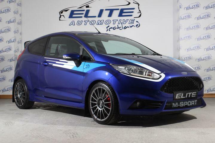 Ford Fiesta 1.6T Ecoboost M-sport Hatchback Blue