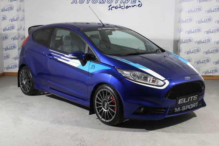 Ford Fiesta 1.6T Ecoboost M-sport Hatchback Blue #3