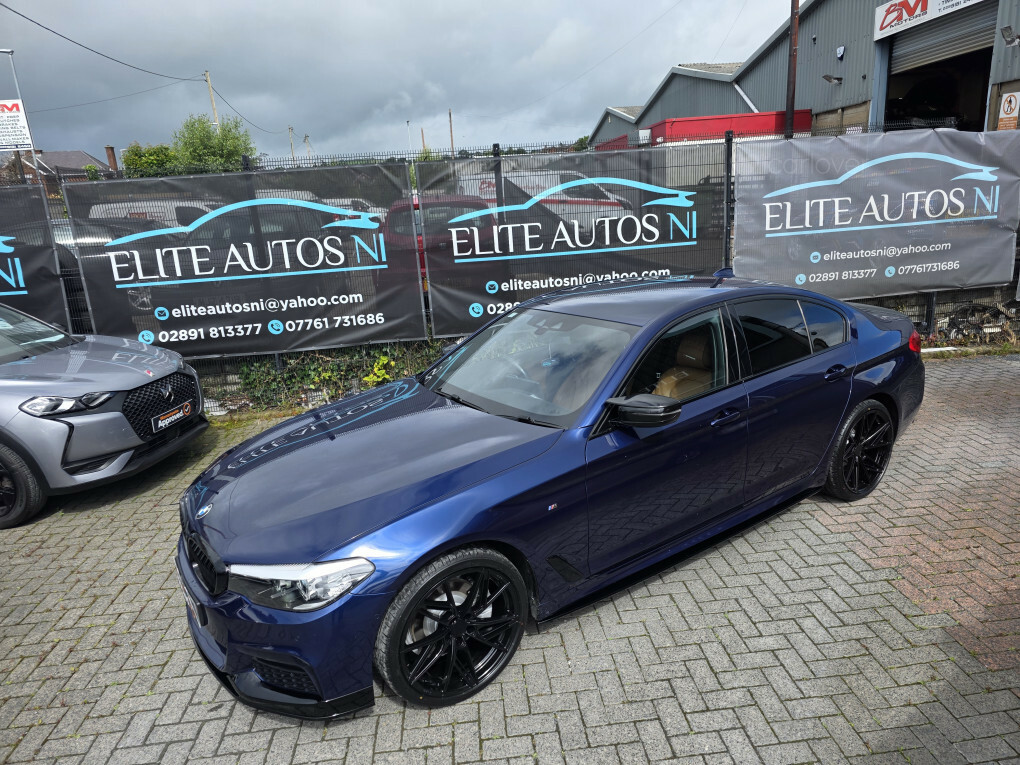 BMW 5 Series 520D M Sport Blue #6