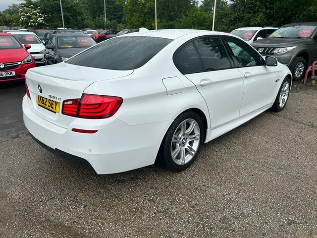 BMW 5 Series 2012 2.0 520D M Sport Saloon Steptronic YK62SEY White #3