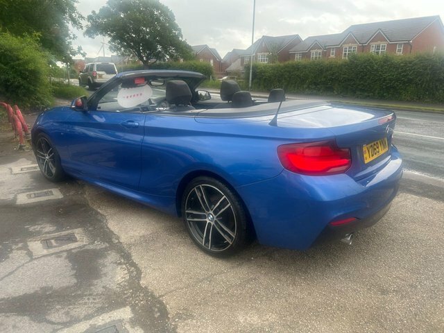 BMW 2 Series 2019 1.5 218I Gpf M Sport Convertible A YD69YNN Blue #2