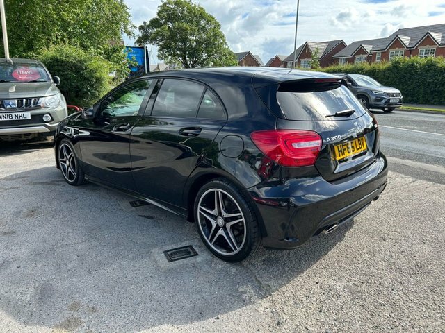 Mercedes-Benz A Class 2015 2.1 A200 Cdi Amg Night Edition Hatchback Black #2