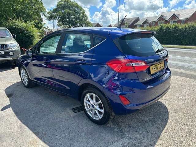 Ford Fiesta 2018 1.1 Ti-vct Zetec Hatchback YR18TDZ Blue #2