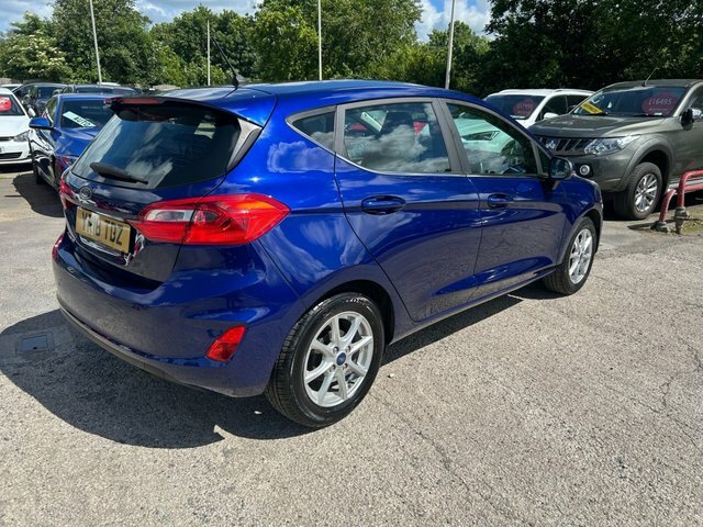 Ford Fiesta 2018 1.1 Ti-vct Zetec Hatchback YR18TDZ Blue #3