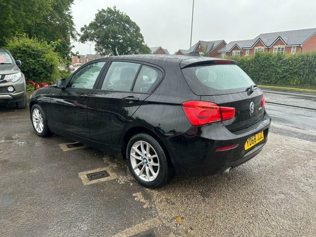 BMW 1 Series 2018 1.5 116D Se Business Hatchback Man YD68JJZ Black #2