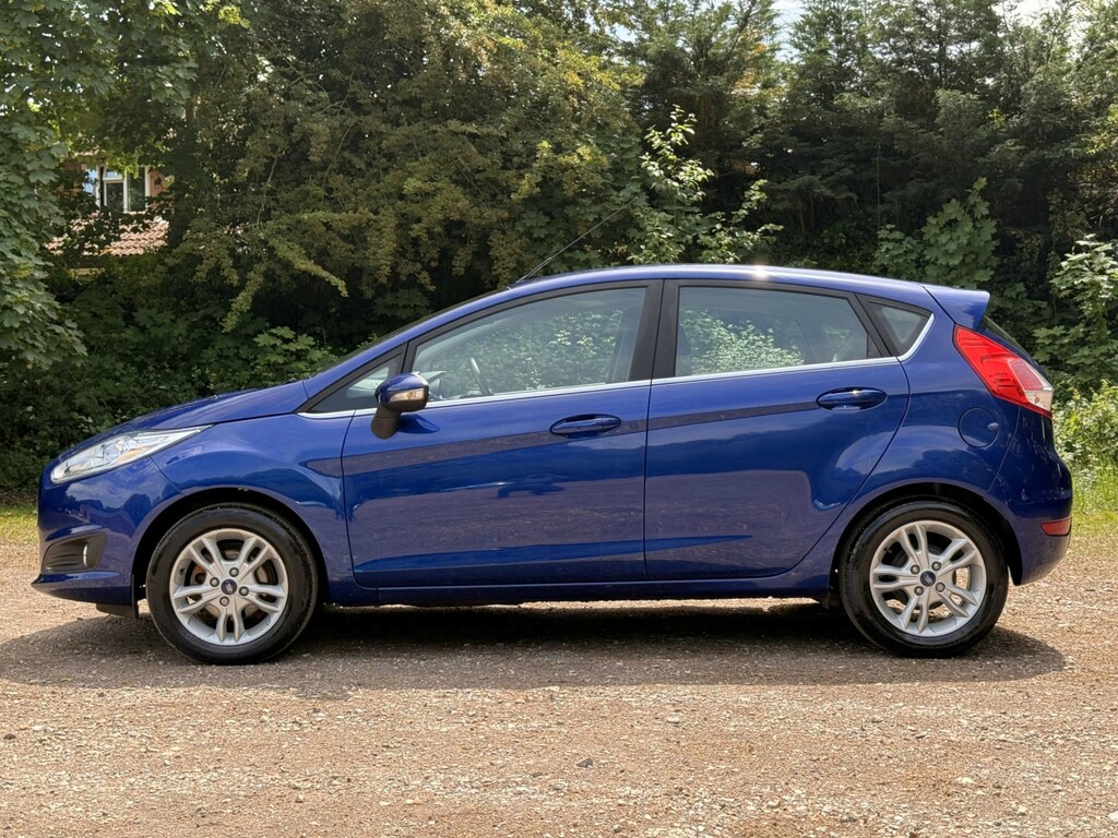Ford Fiesta 1.0T Ecoboost Zetec Hatchback Euro 6 CN17XHJ Blue #5
