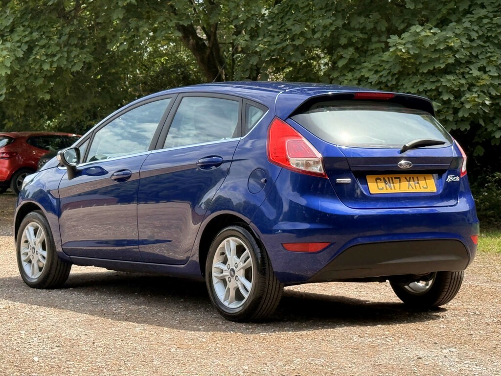 Ford Fiesta 1.0T Ecoboost Zetec Hatchback Euro 6 CN17XHJ Blue #6