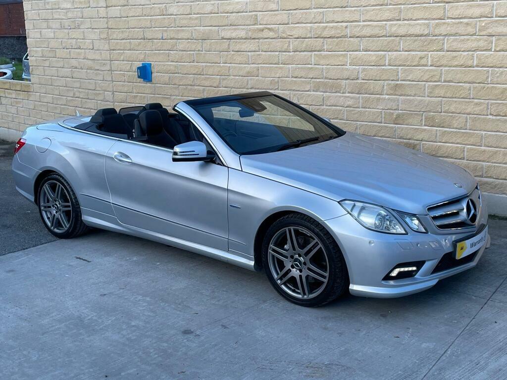 Mercedes-Benz E Class 3.0 E350 Cdi V6 Blueefficiency Sport Cabriolet G-t Silver