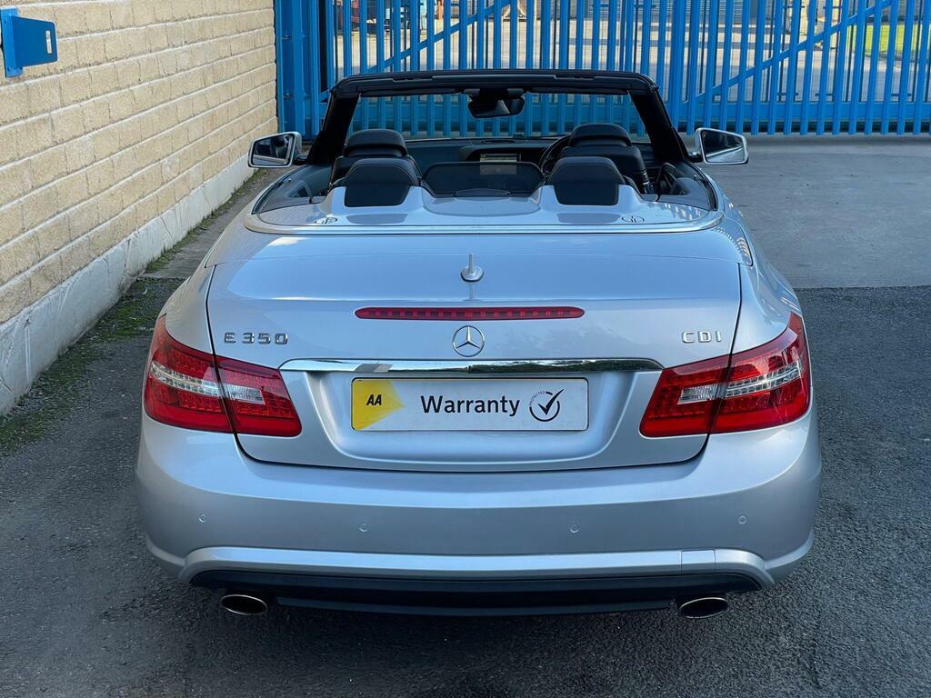 Mercedes-Benz E Class 3.0 E350 Cdi V6 Blueefficiency Sport Cabriolet G-t Silver #4